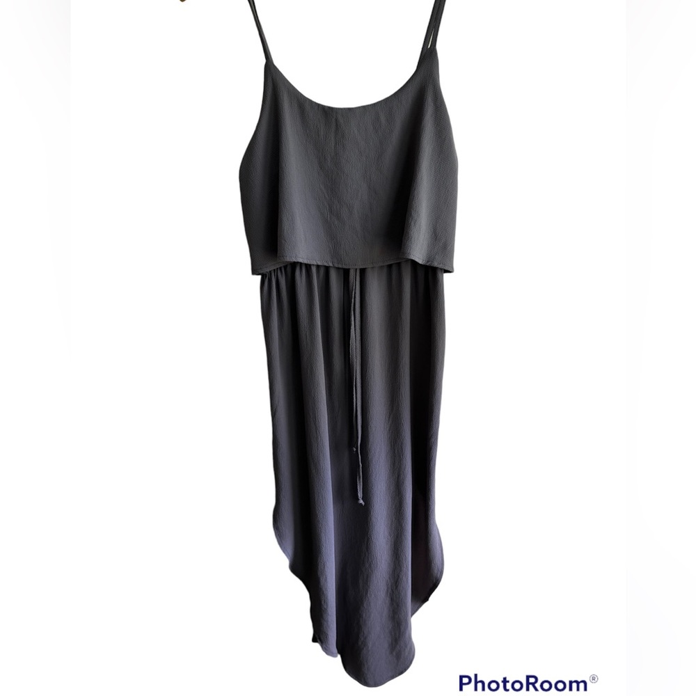 NERLEROLIAN Women's Adjustable Strappy Split Summer Beach Casual Midi Dress